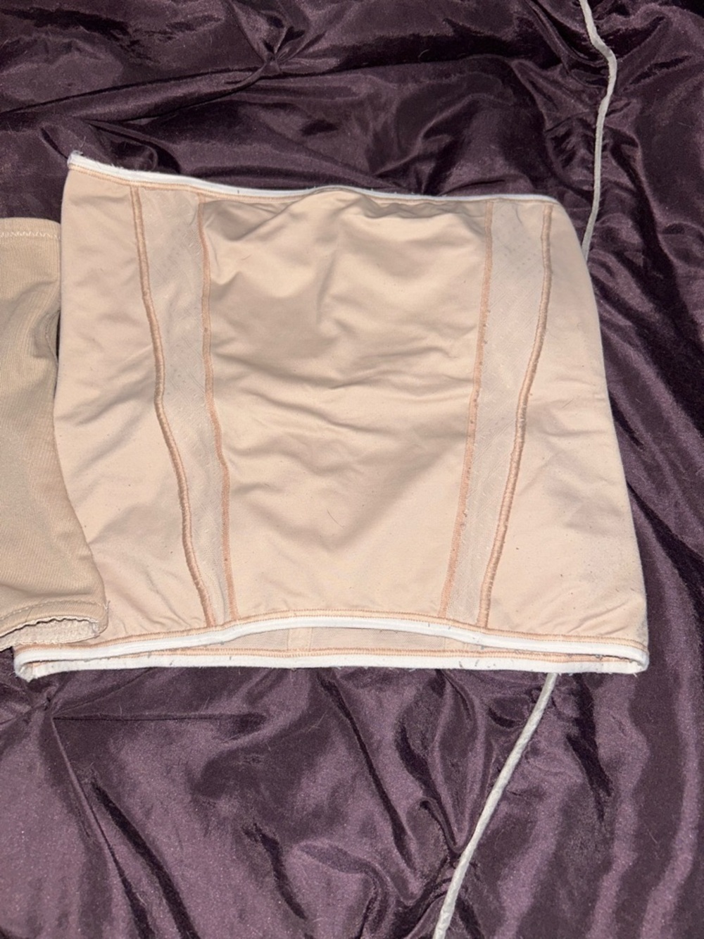 Vintage Playtex Waist Cincher Shaper & Ribbed Seamless Girdle Set Size Large